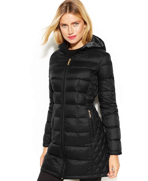 michael kors puffer down coat|michael kors ultra lightweight down.